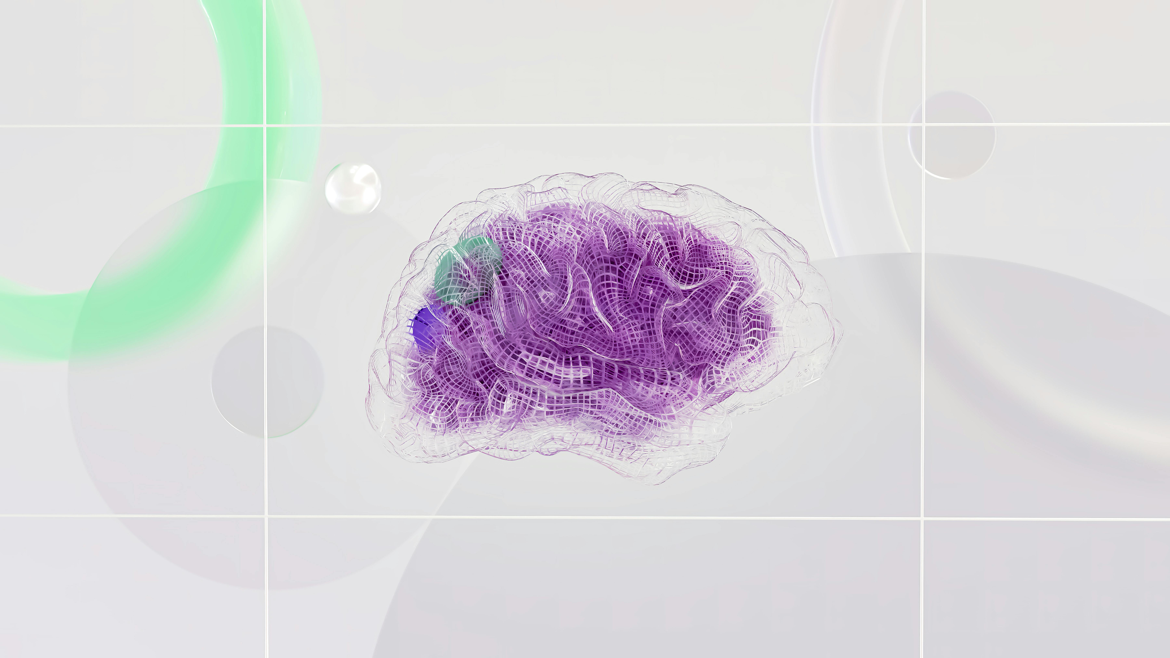 AI Brain visualization