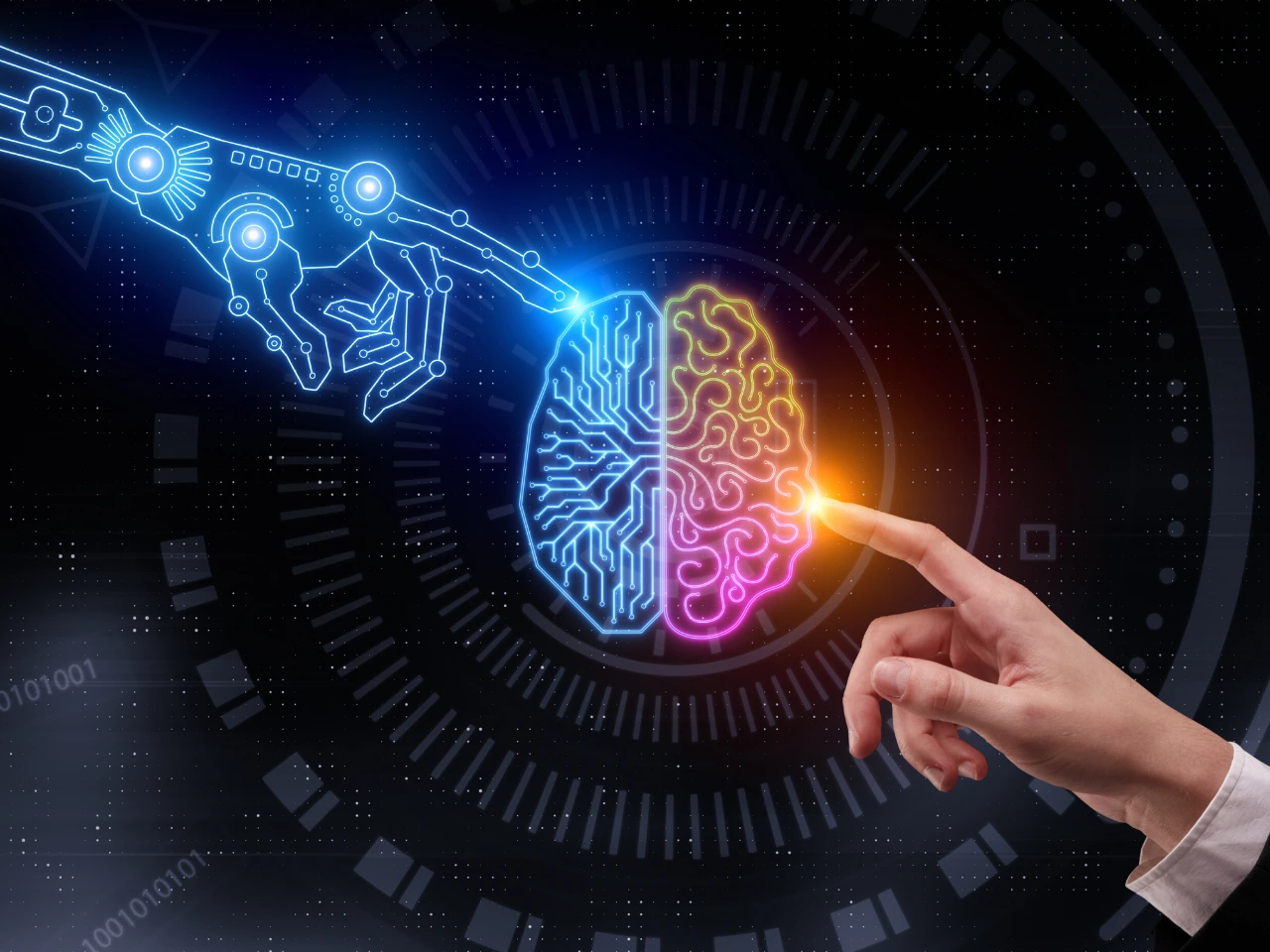 AI Brain visualization