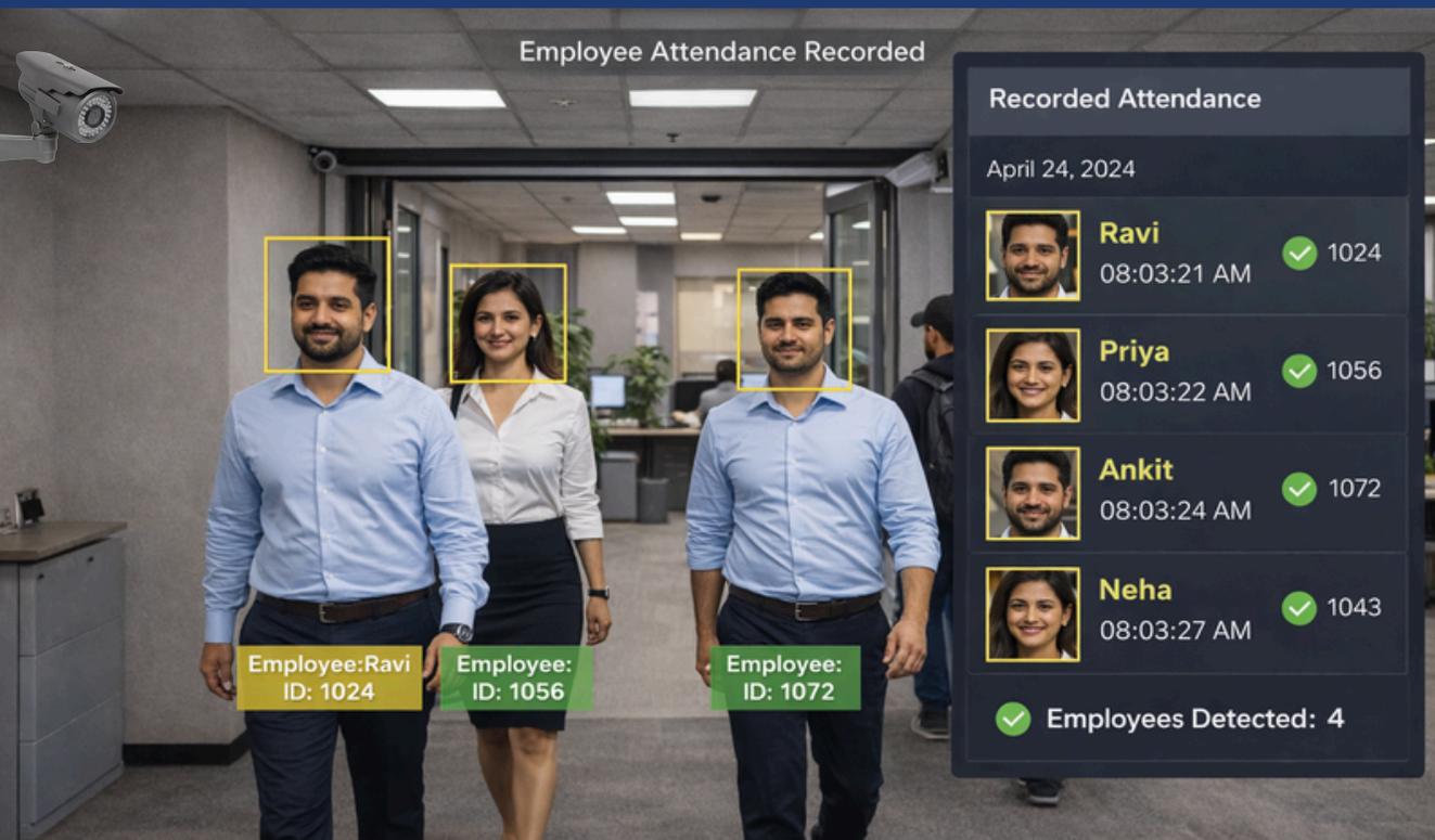 Kivo Live Face Recognition Monitoring